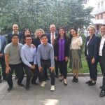 Meeting with Australian Schwarzman Scholar Jacinta Keast and fellow Schwarzman Scholars from the PRC.